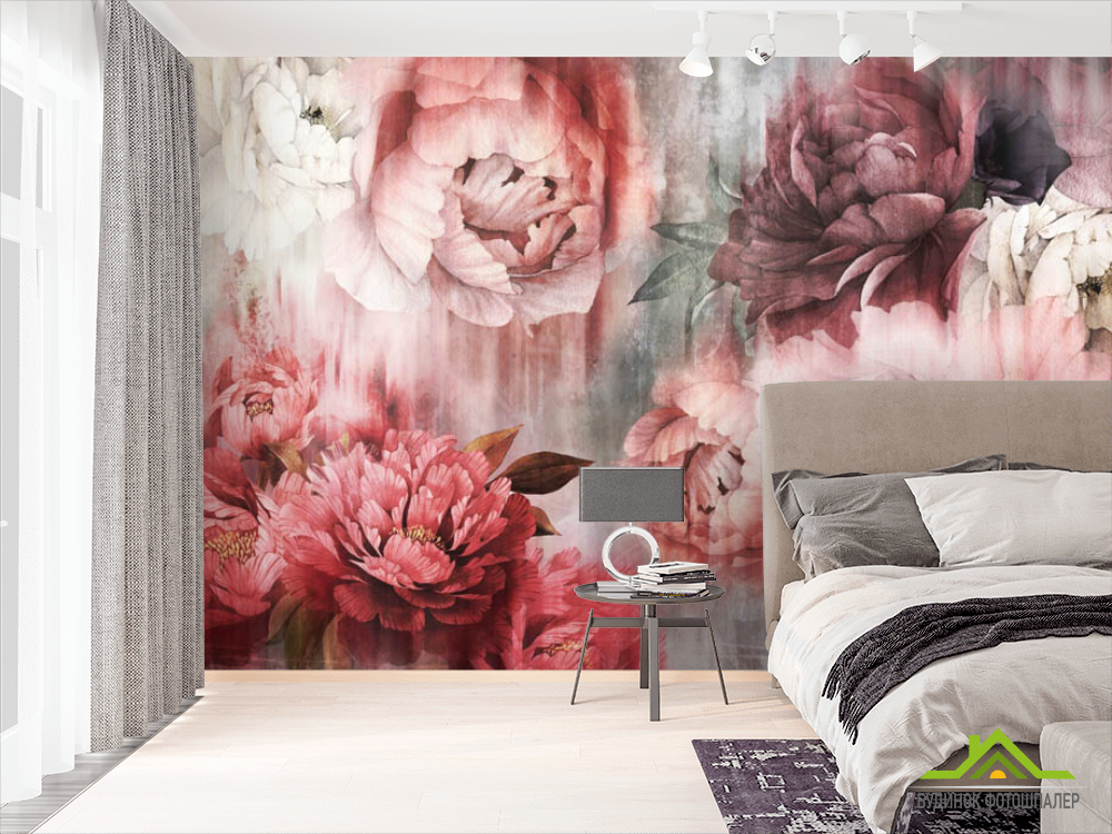 Фотошпалери півонії
