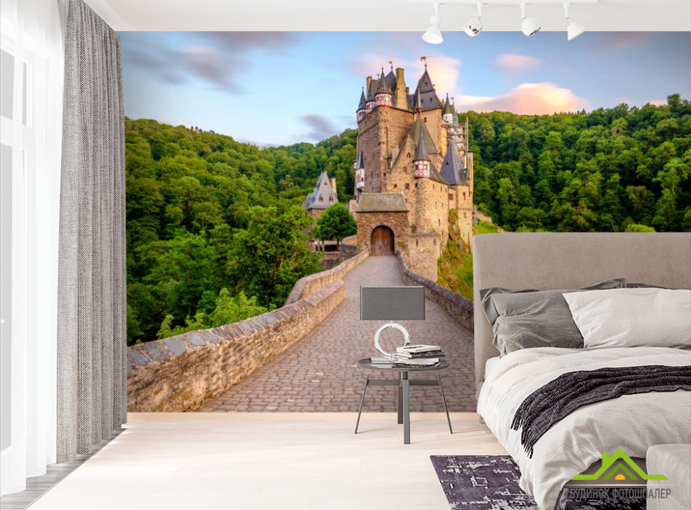 выбрать Фотообои дорога к замку Фотообои Природа на стену
