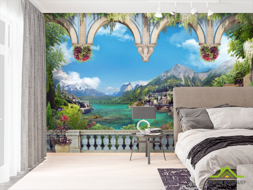 Фотошпалери Вид на пейзажні гори