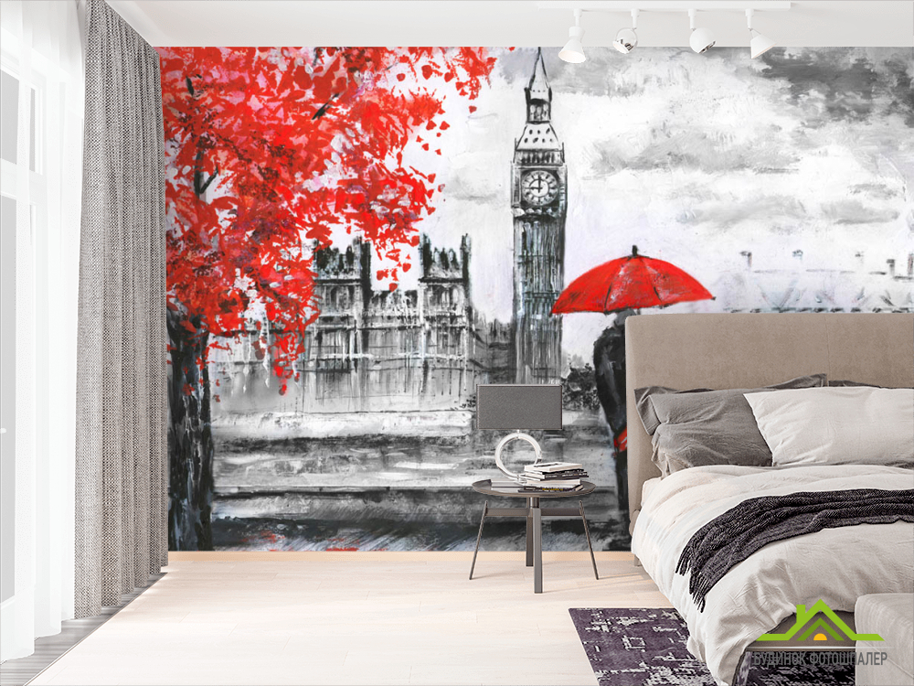 Фотошпалери ЧБ Париж