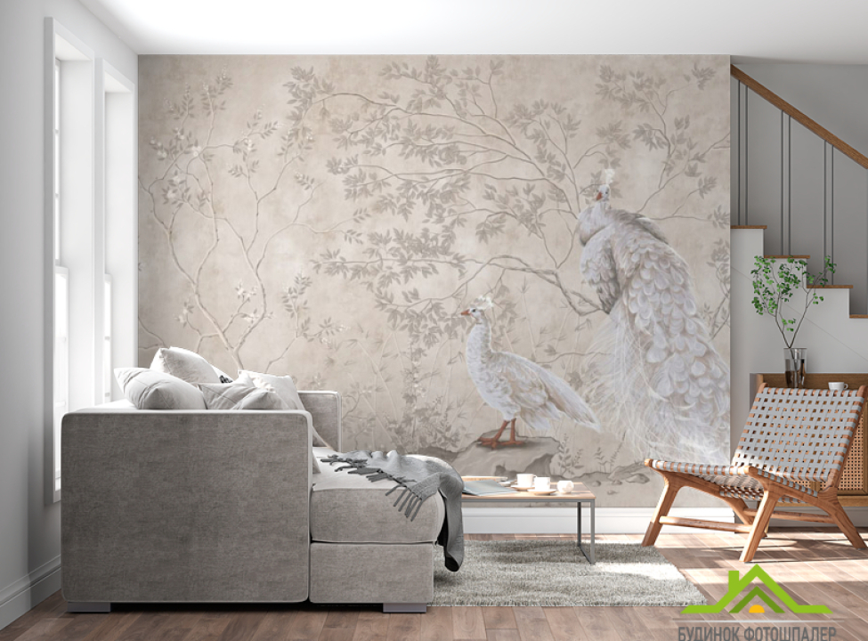 выбрать Фотошпалери павичі в східному стилі Фотошпалери Східний стиль на стіну