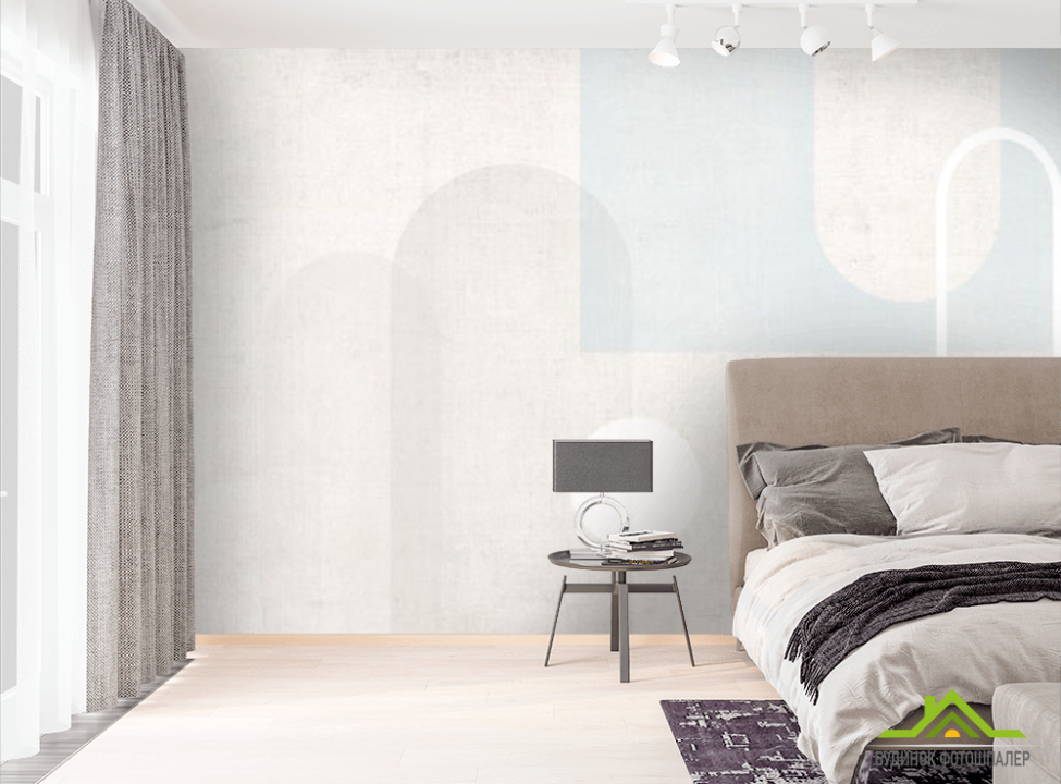 выбрать Фотообои Геометрические фигуры в пастельных оттенках Эксклюзивные фотообои на стену