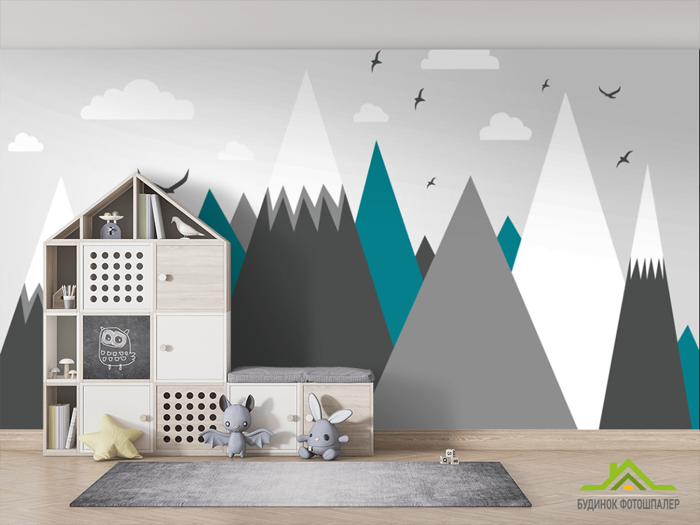 Фотообои Векторные горы
