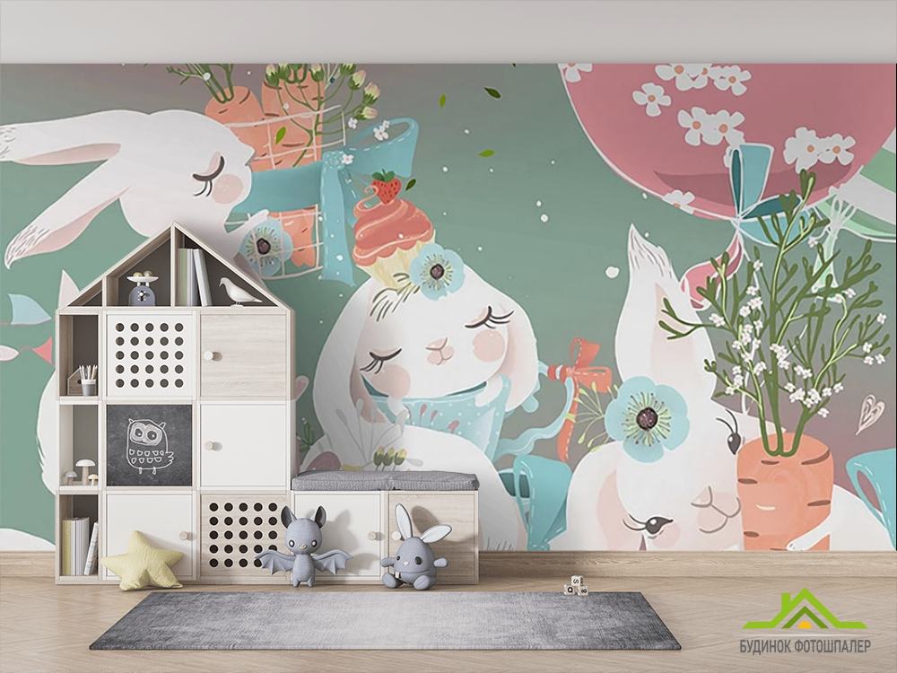 Фотообои Сказочные зайки