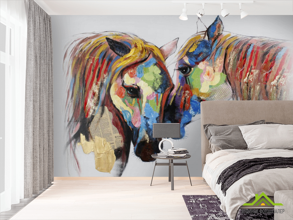 Фотообои Пара лошадей