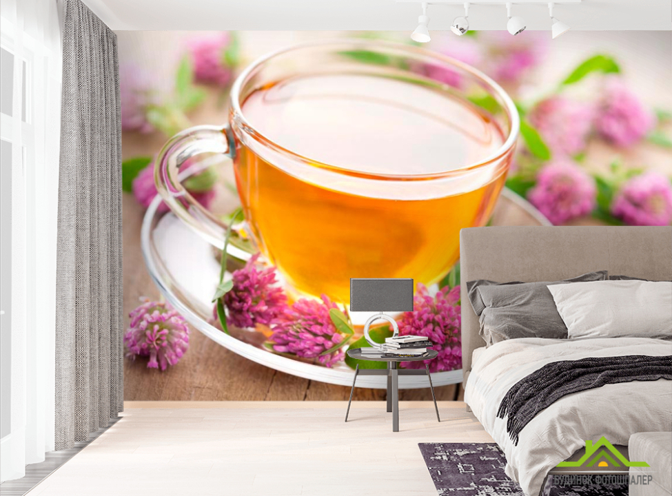 выбрать Фотообои Чай, клевер Фотообои Еда и напитки на стену