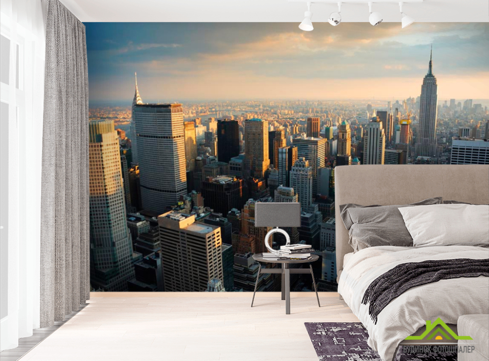 выбрать Фотообои Чикаго с высоты Фотообои Город на стену