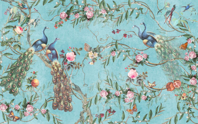 Фотошпалери павичі