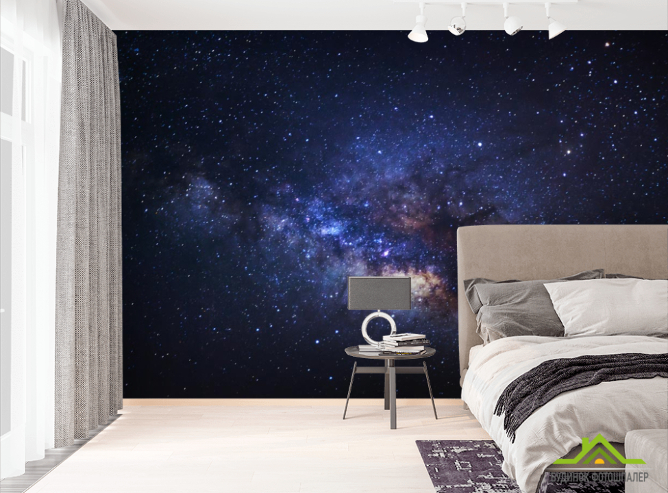 выбрать Фотошпалери чорний космос і зірки Фотошпалери Космос на стіну