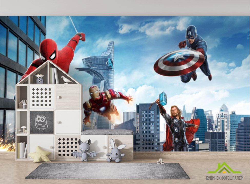 выбрать Фотообои Герои марвел Фотообои дети на стену