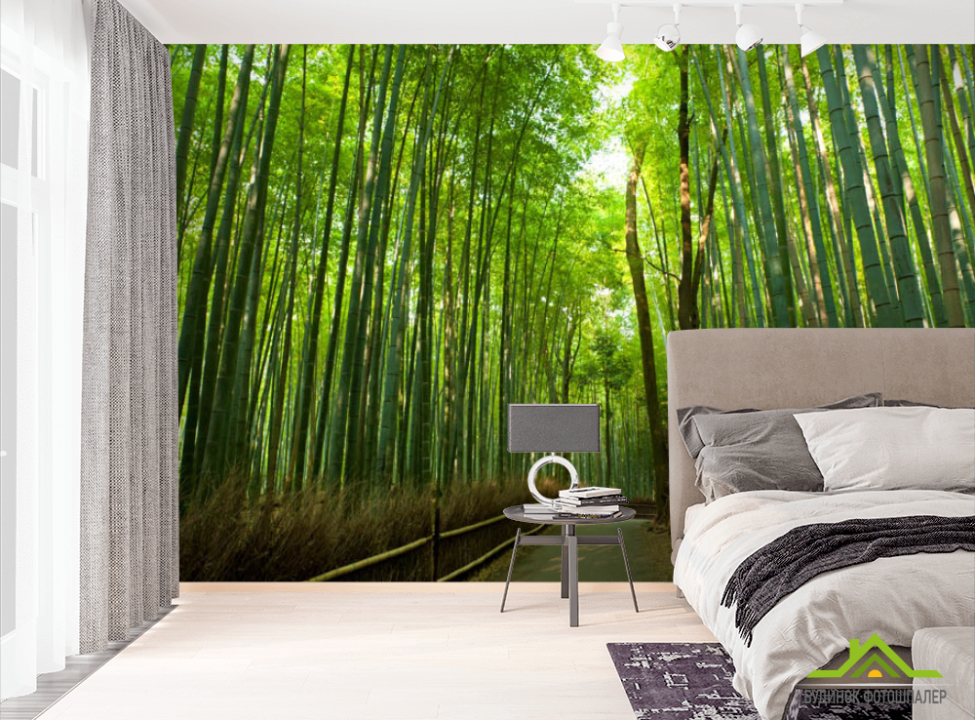 выбрать Фотошпалери алея через бамбук Фотошпалери різні на стіну