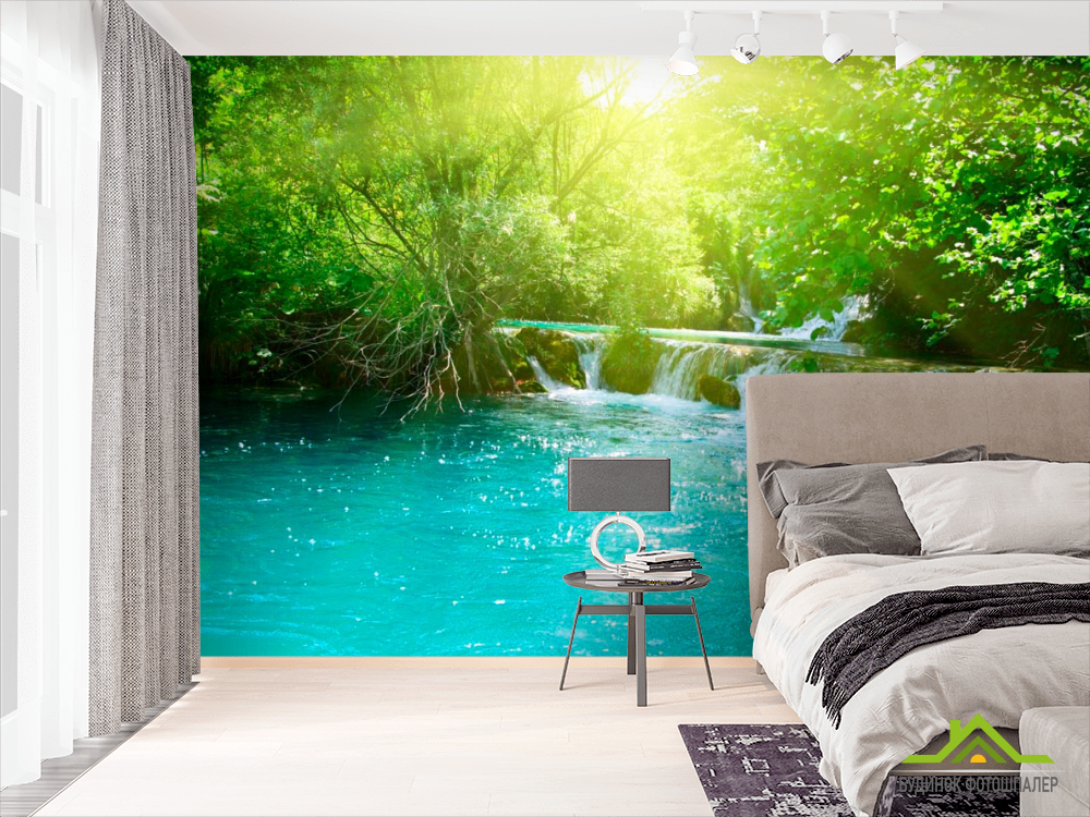 Фотошпалери Водичка і дерева