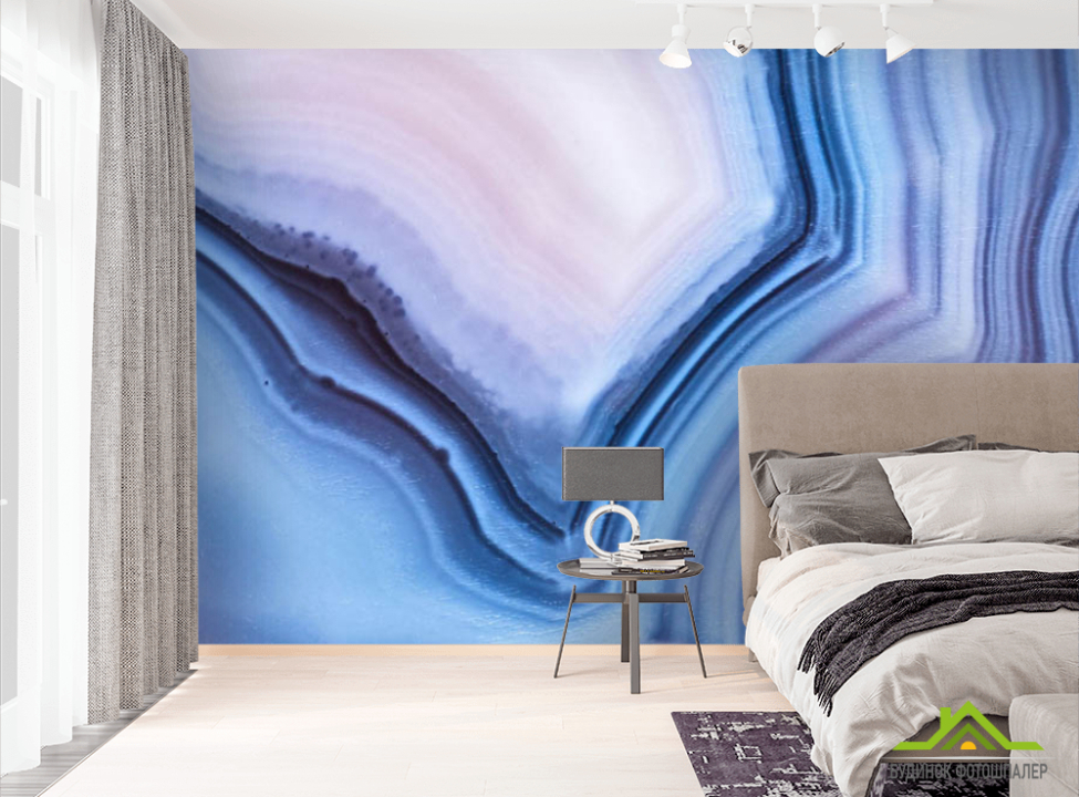 выбрать Фотошпалери Фіолетовий зріз каменю Фотошпалери Fluid art на стіну