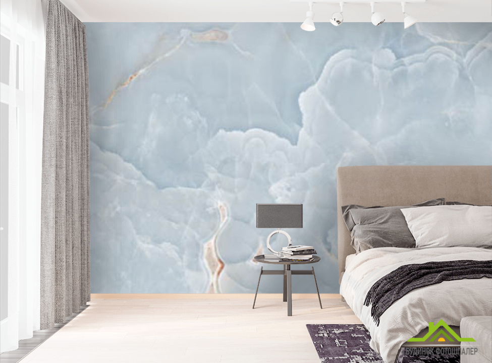 выбрать Фотошпалери блакитний мармур Фотошпалери Мармур на стіну