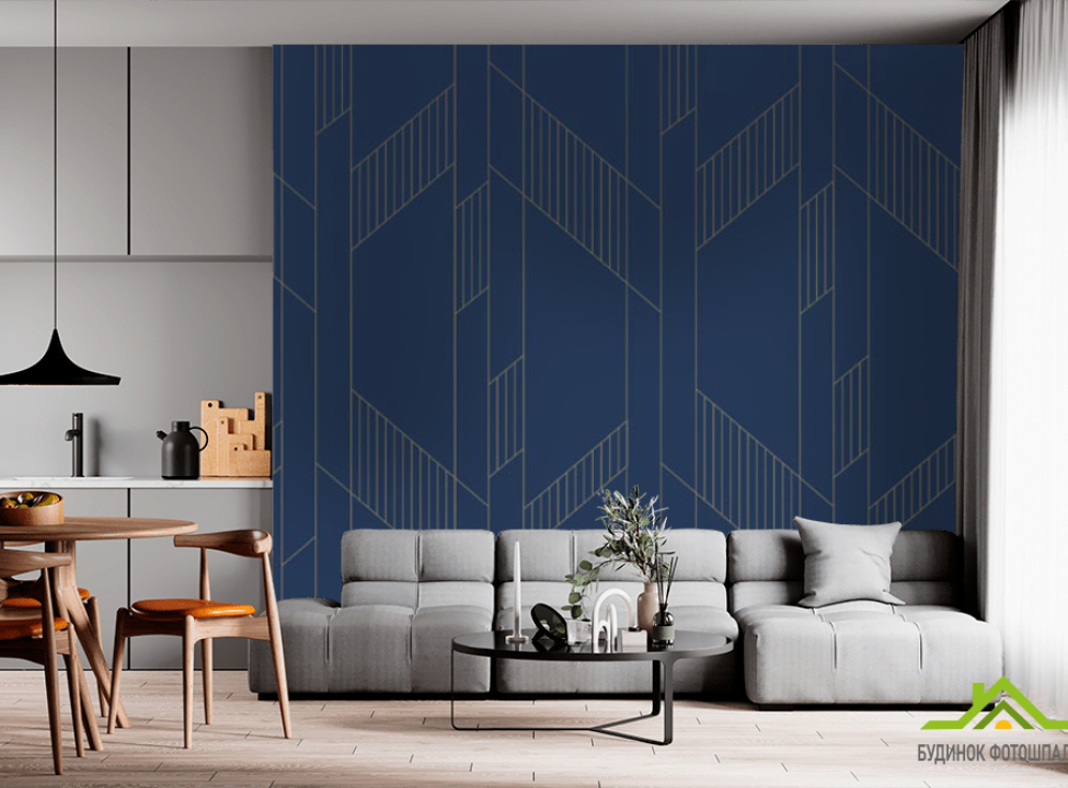 выбрать Фотошпалери панелі в стилі line art Фотошпалери прості лінії на стіну