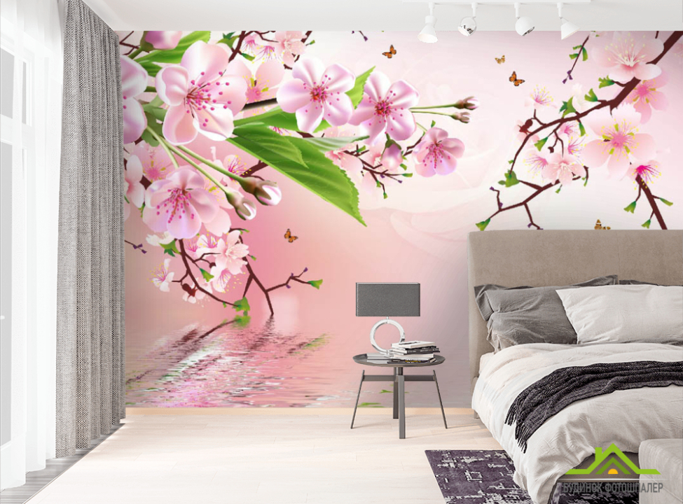 выбрать Фотошпалери квітучі гілки Фотошпалери Квіти на стіну