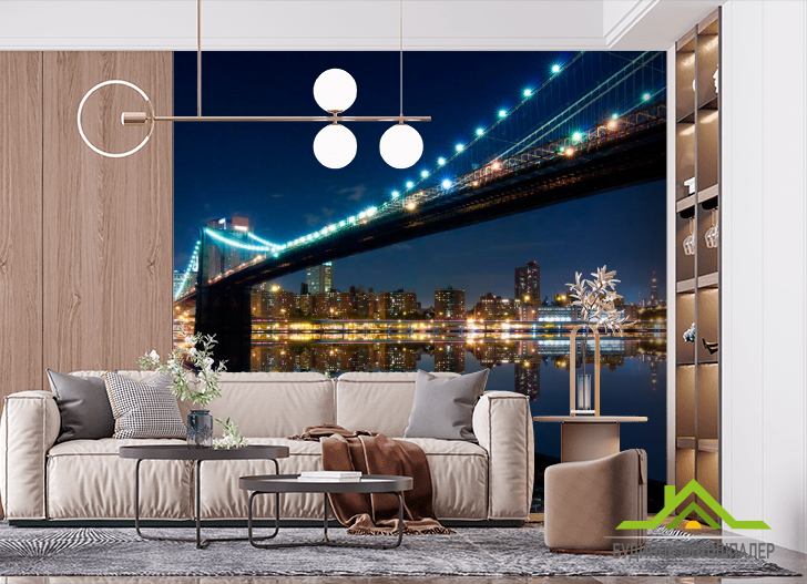 Фотошпалери Вид під мостом