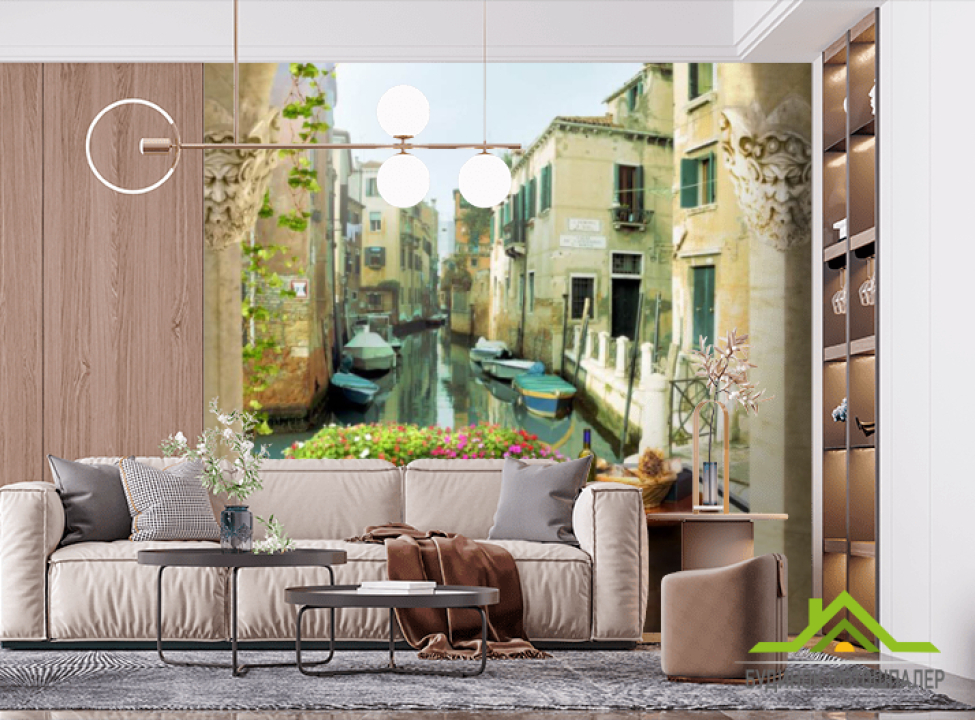выбрать Фотообои Вид из арки на Венецию Фотообои Вид из окна на стену