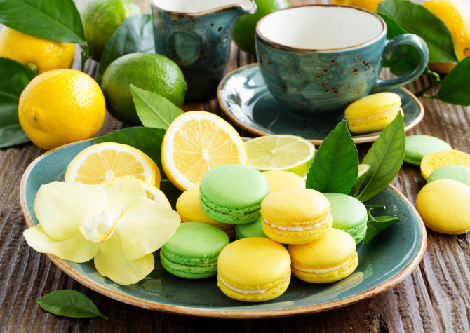 Фотообои цитрус и маракуны