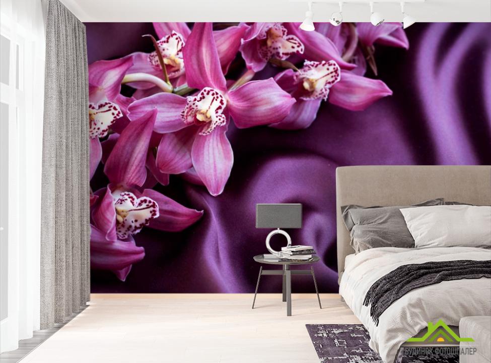 выбрать Фотообои Цветы на шелке Фотообои Цветы на стену