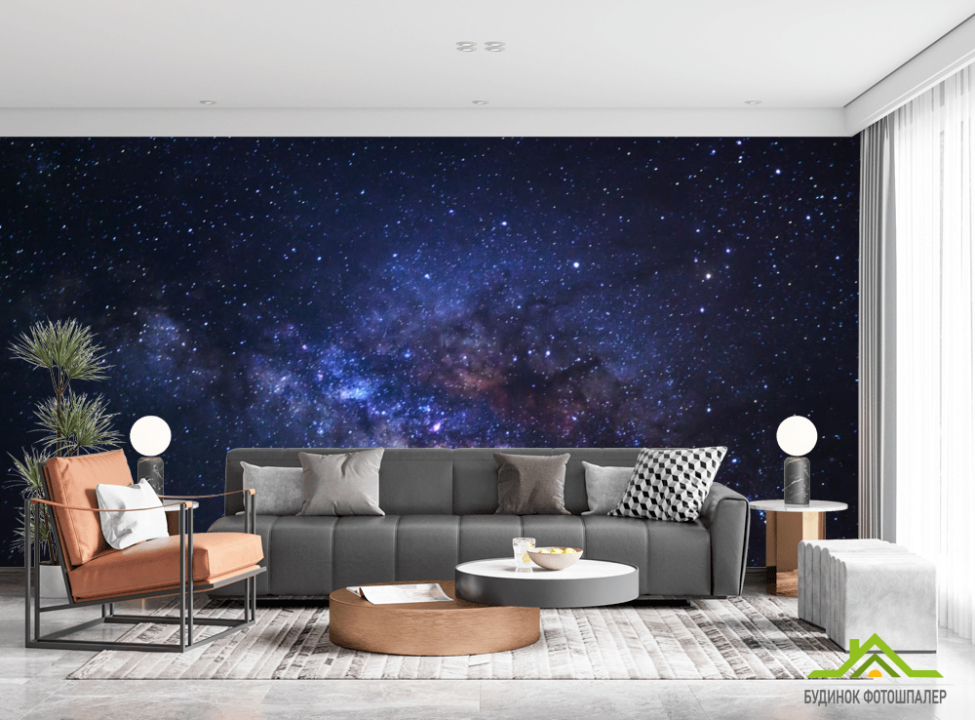 выбрать Фотошпалери чорний космос і зірки Фотошпалери Космос на стіну