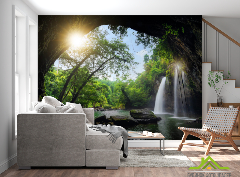 выбрать Фотошпалери 3д печера Фотошпалери Природа на стіну