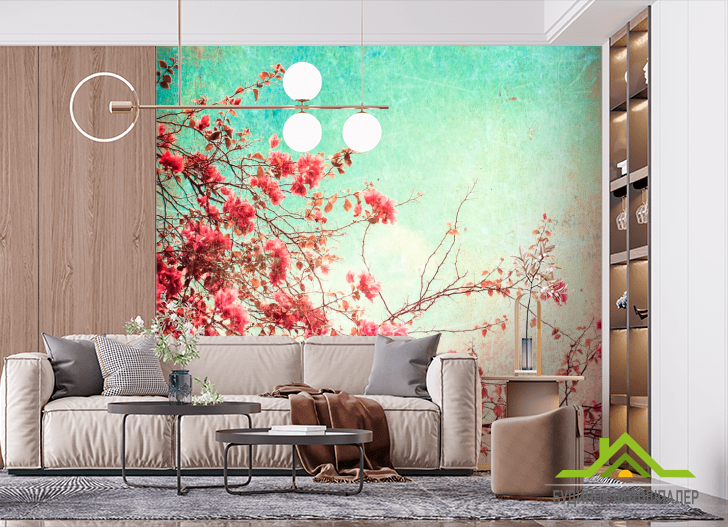 Фотообои Цветы стремятся в небо