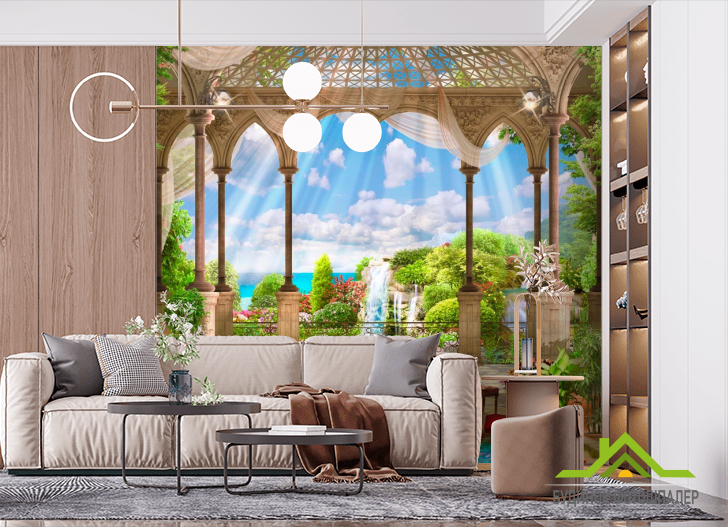 Фотообои Дворик