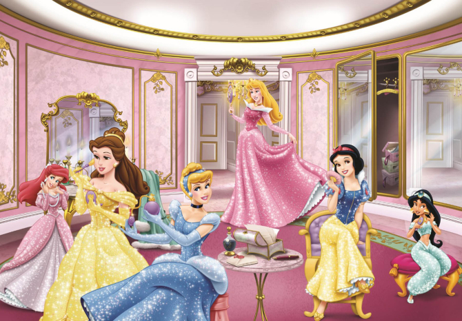 Фотообои Принцессы для девочки