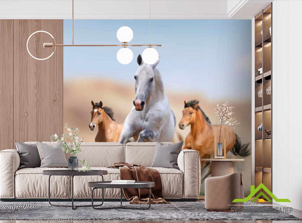 выбрать Фотообои Игры лошадей Фотообои Лошади на стену