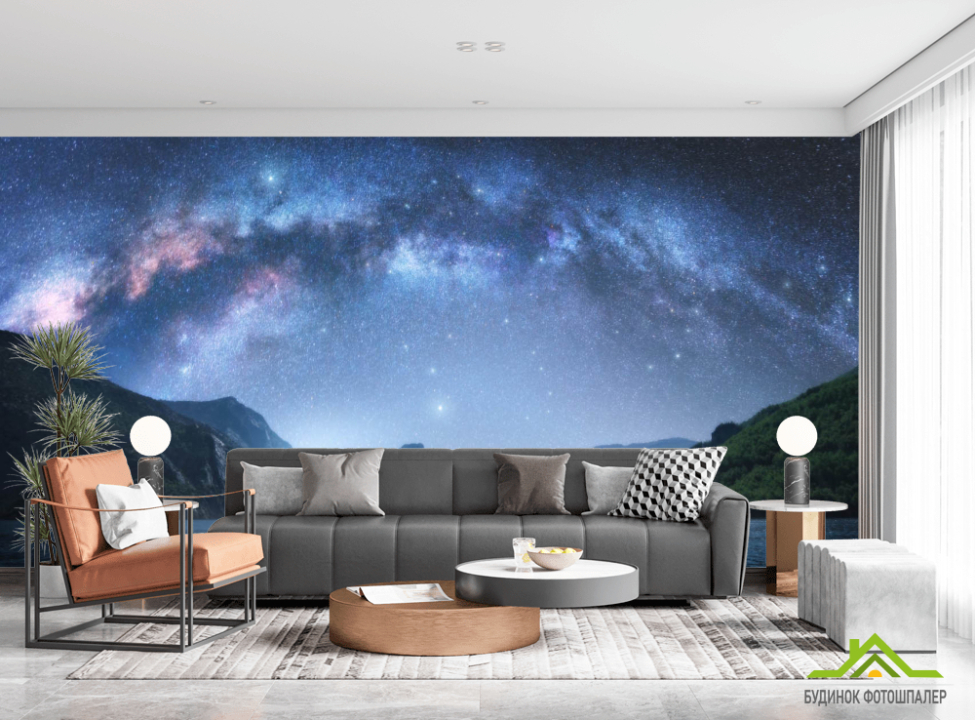 выбрать Фотошпалери Зоряне небо Фотошпалери Космос на стіну