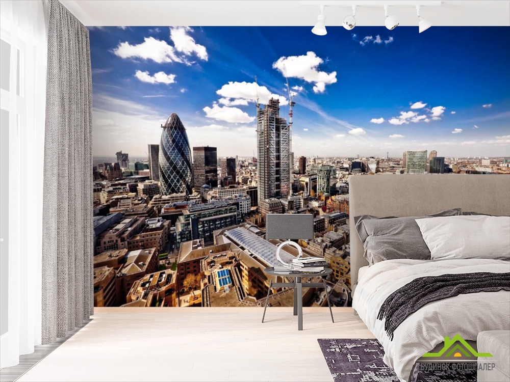 Фотошпалери День, місто, небо