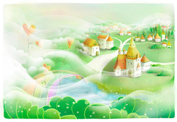 Фотообои Сказочный город