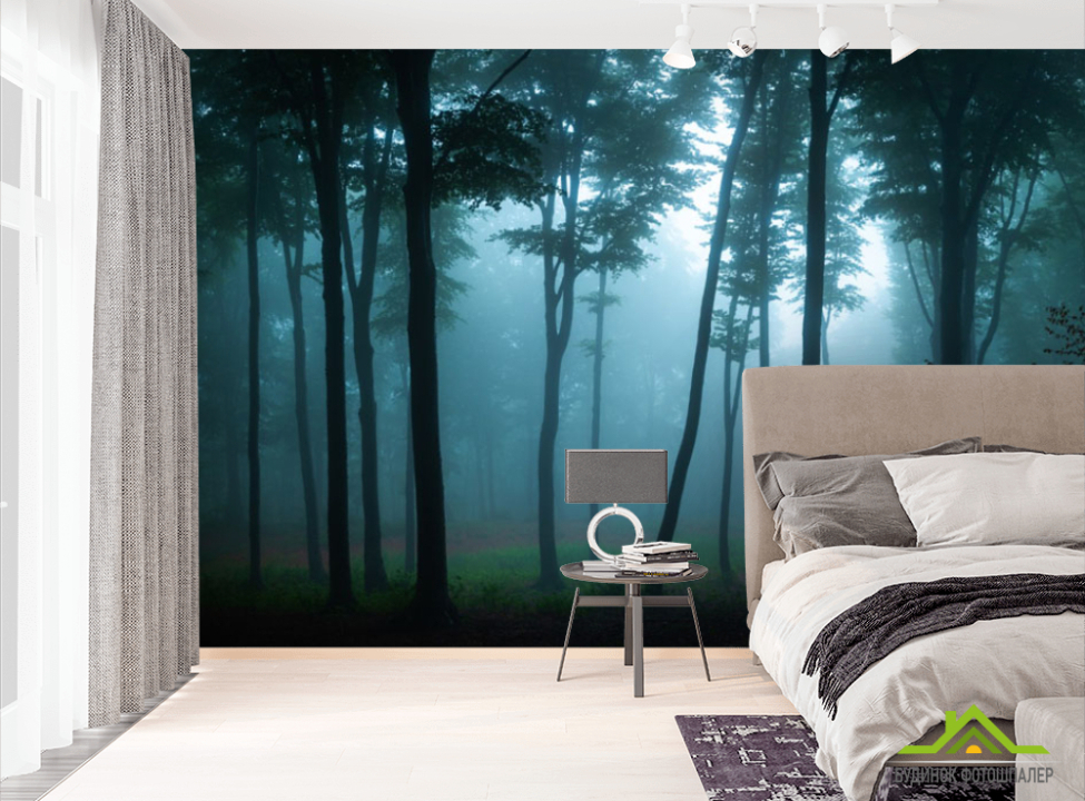 выбрать Фотообои лес, туман Фотообои Природа на стену
