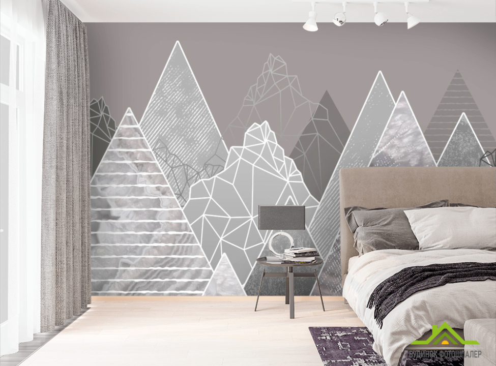 выбрать Фотошпалери текстурні гори  на стіну