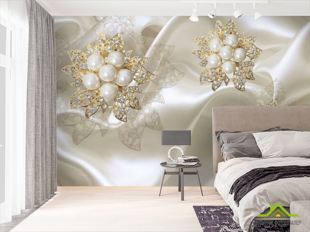 Фотошпалери 3D перли