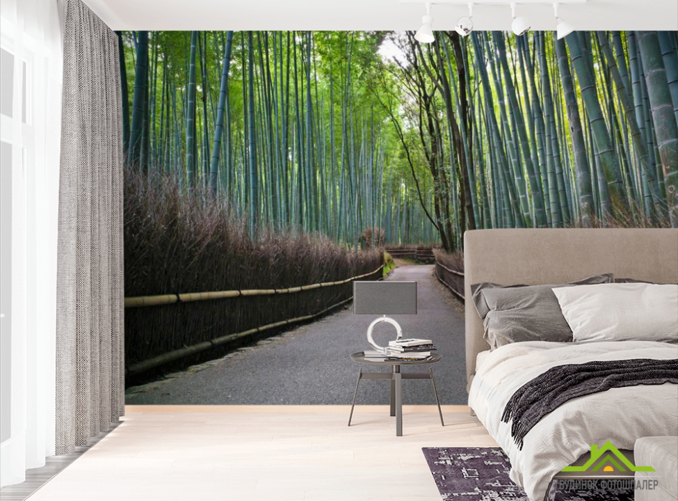 выбрать Фотообои В бамбуковую сказку Фотообои Расширяющие пространство на стену
