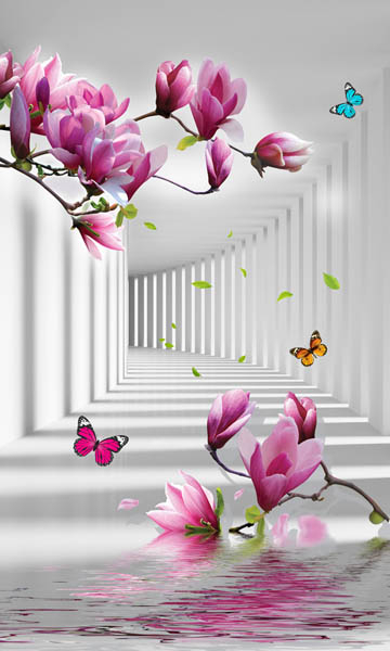 Фотообои Вертикальный тоннель