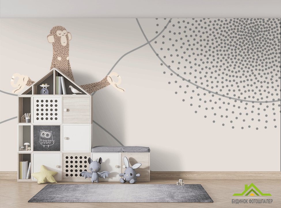 выбрать Фотошпалери мавпочка Фотошпалери Little kids на стіну