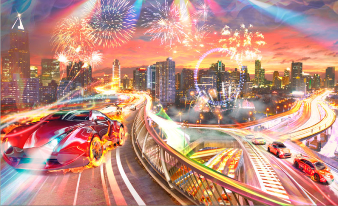 Фотообои Тачки