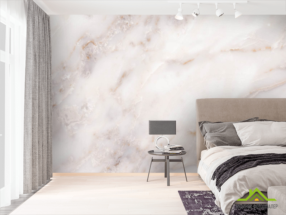 Фотошпалери Бежевий мармур