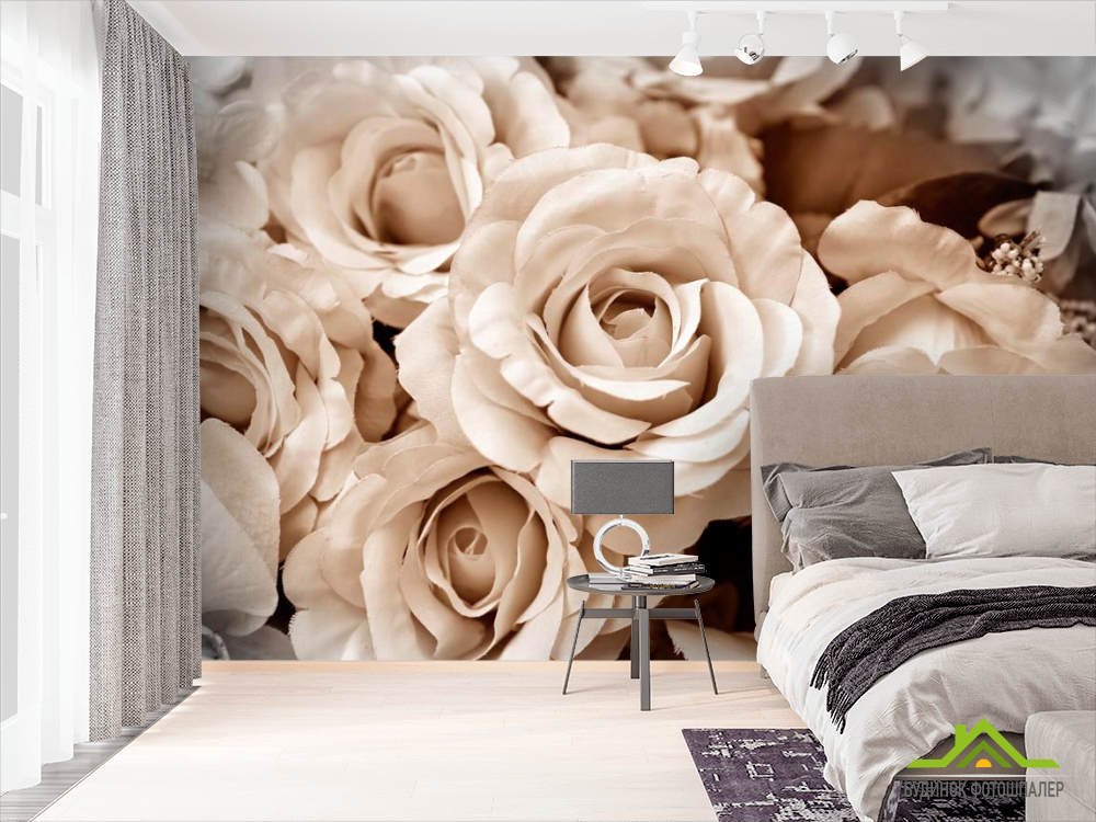 Фотошпалери 3D троянди