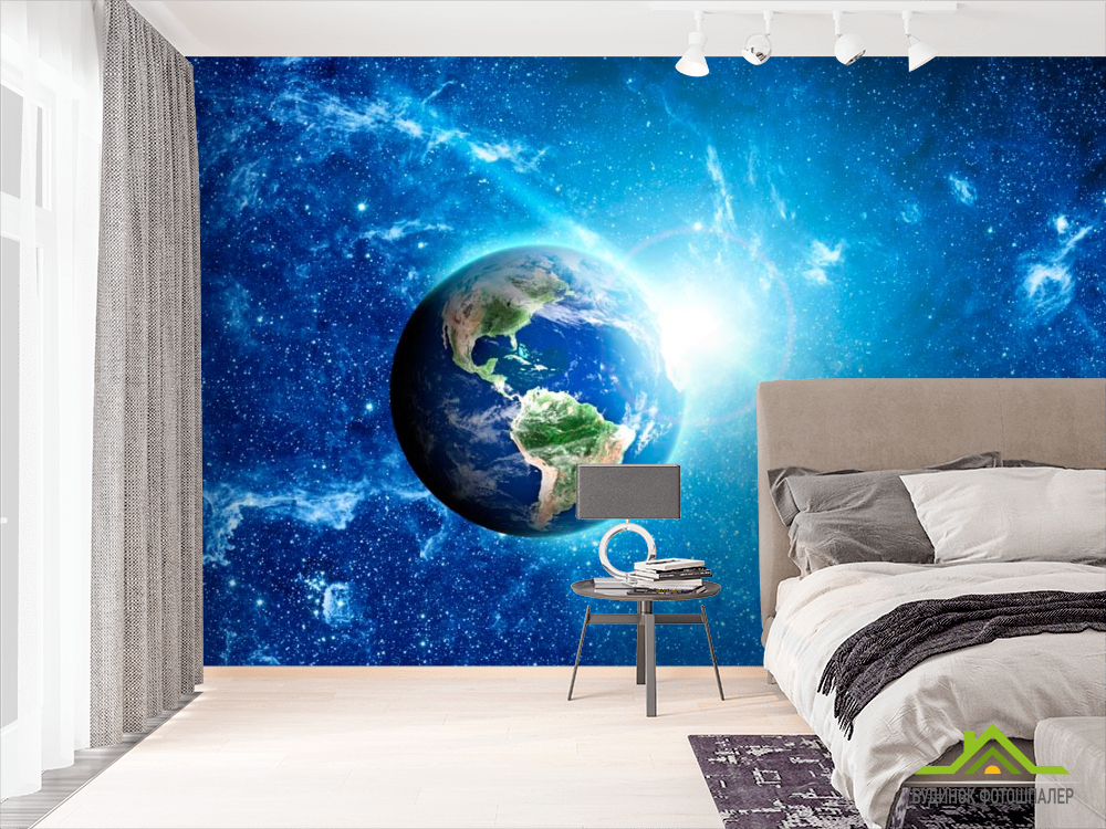 Фотообои Земля и солнце