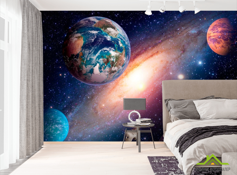 выбрать Фотошпалери Планети Фотошпалери Космос на стіну
