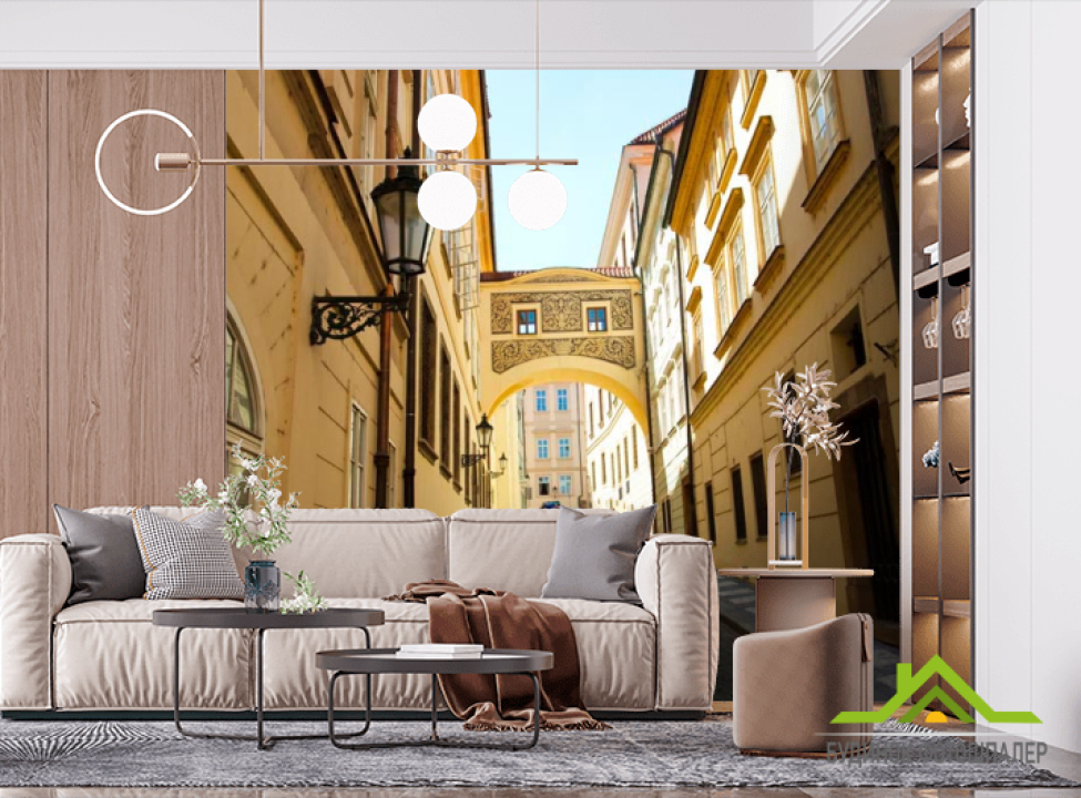 выбрать Фотошпалери Вузька вулиця старого міста Фотошпалери Місто на стіну