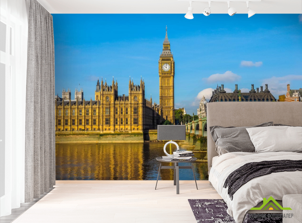 выбрать Фотообои яркий Лондон над Темзой Фотообои Лондон на стену