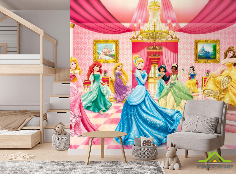 выбрать Фотошпалери В замку принцеси Фотошпалери для малюків на стіну