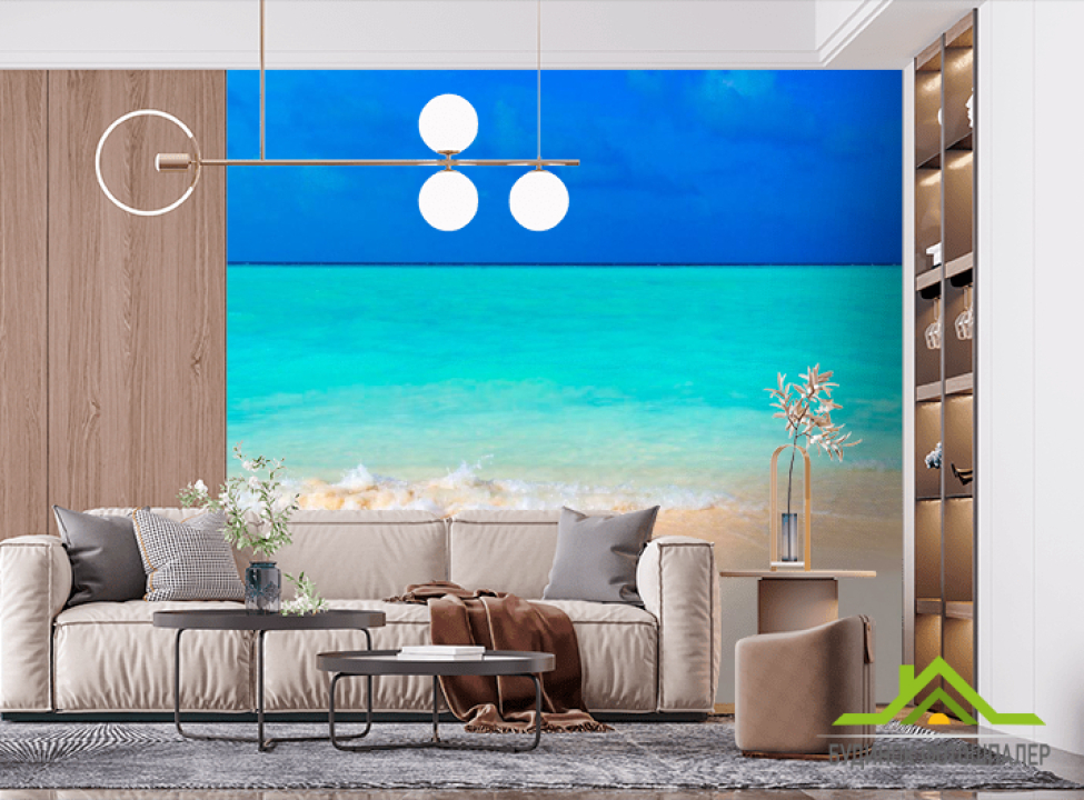 выбрать Фотошпалери Темно-синє небо Фотошпалери Море на стіну