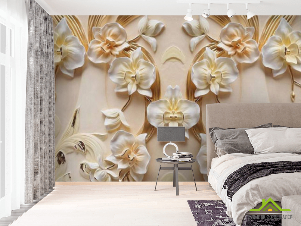 Фотошпалери Об'ємні квіти