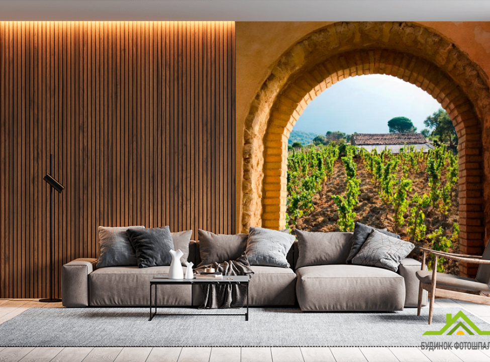 выбрать Фотошпалери Виноградник Фотошпалери Фрески на стіну